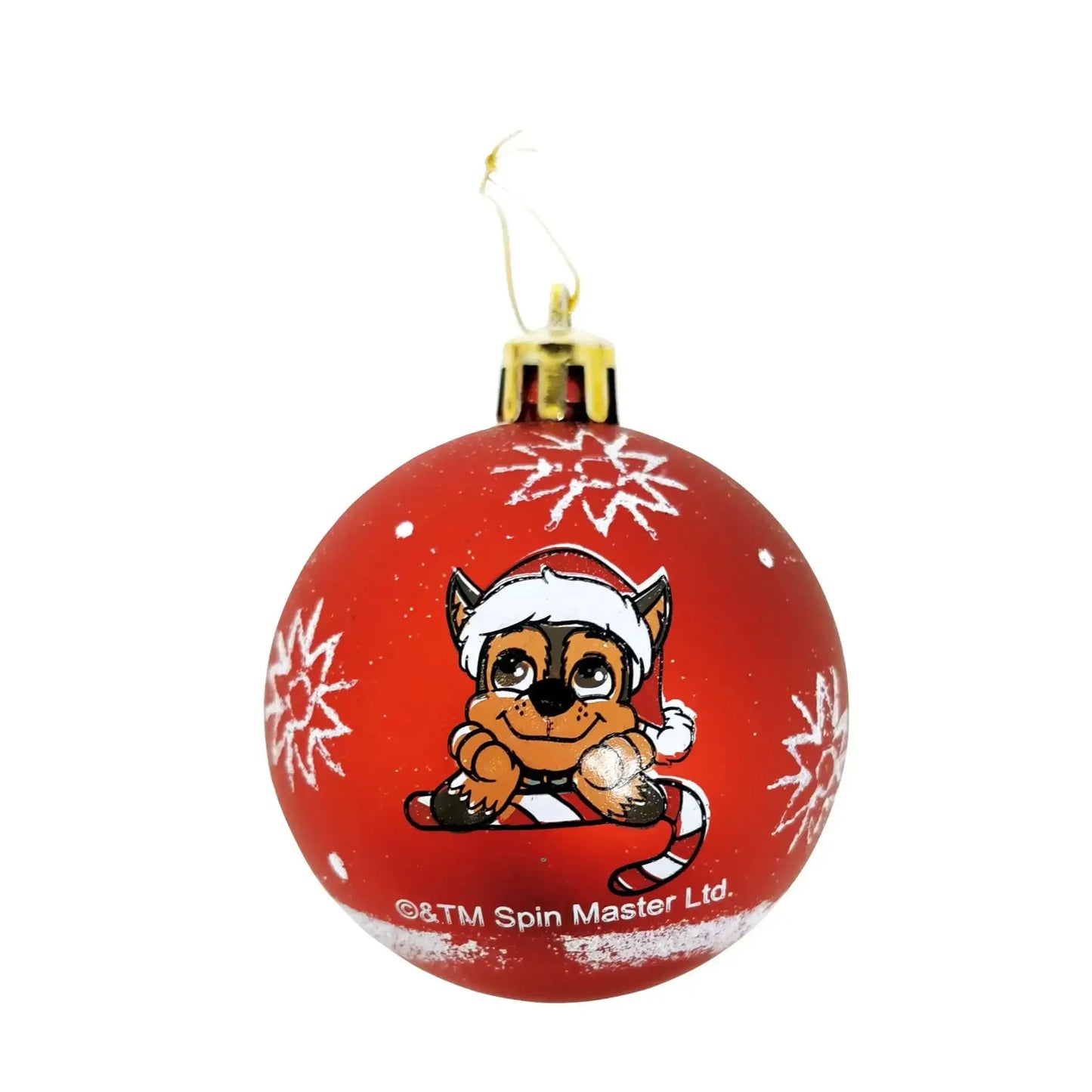 Pack 10 bolas de navidad 6cm diámetro PATRULLA CANINA paw patrol