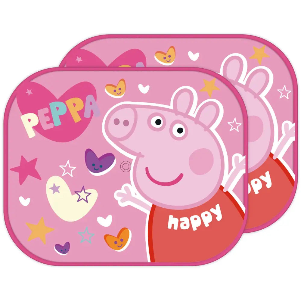 Pack de 2 parasoles para coche Peppa Pig Parasol