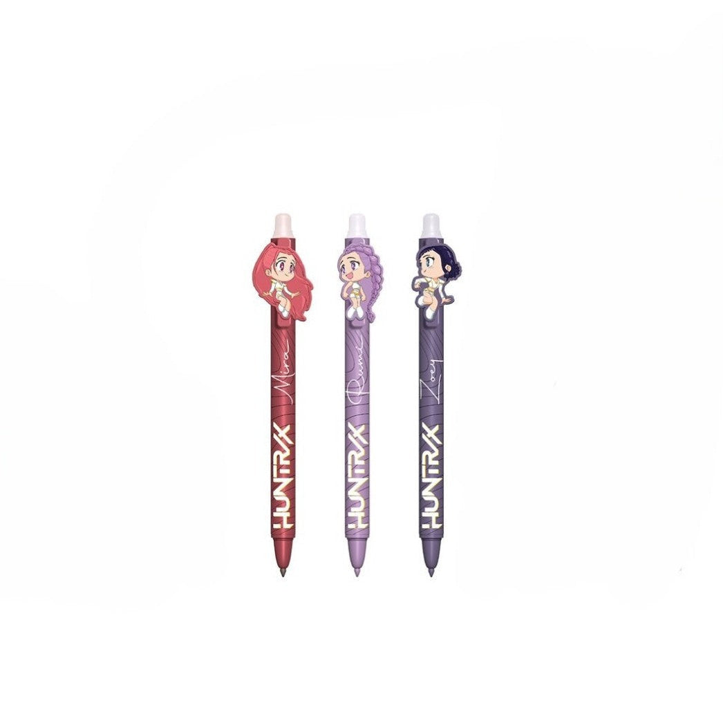 Pack 3 bolígrafos tinta borrable K-POP DEMON HUNTERS - bolígrafo
