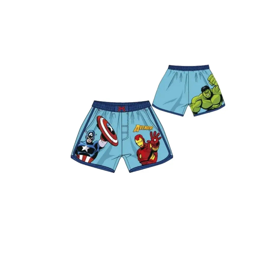 Pantalón de baño niño infantil Marvel Avengers azul 104cm (4 años) - Bañador