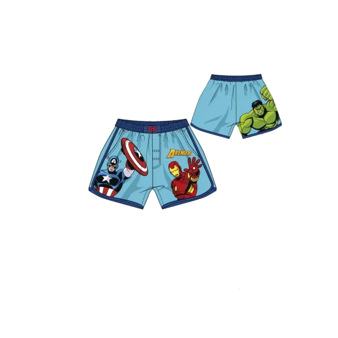Pantalón de baño niño infantil Marvel Avengers azul 116cm (6 años) - Bañador