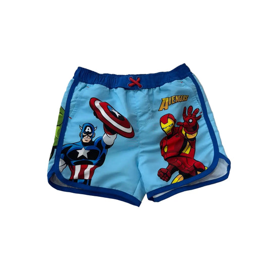 Pantalón de baño niño infantil Marvel Avengers azul 128cm (8 años) - Bañador