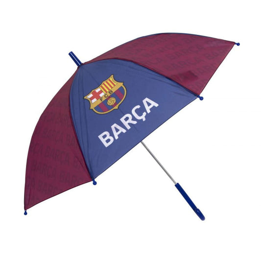 Paraguas 86cm diámetro FC Barcelona mango azul automático - infantil
