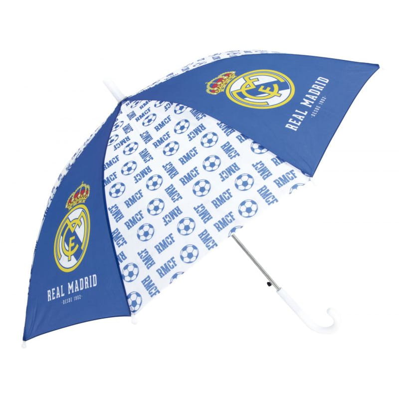 Paraguas 86cm diámetro Real Madrid CF apertura automática - infantil