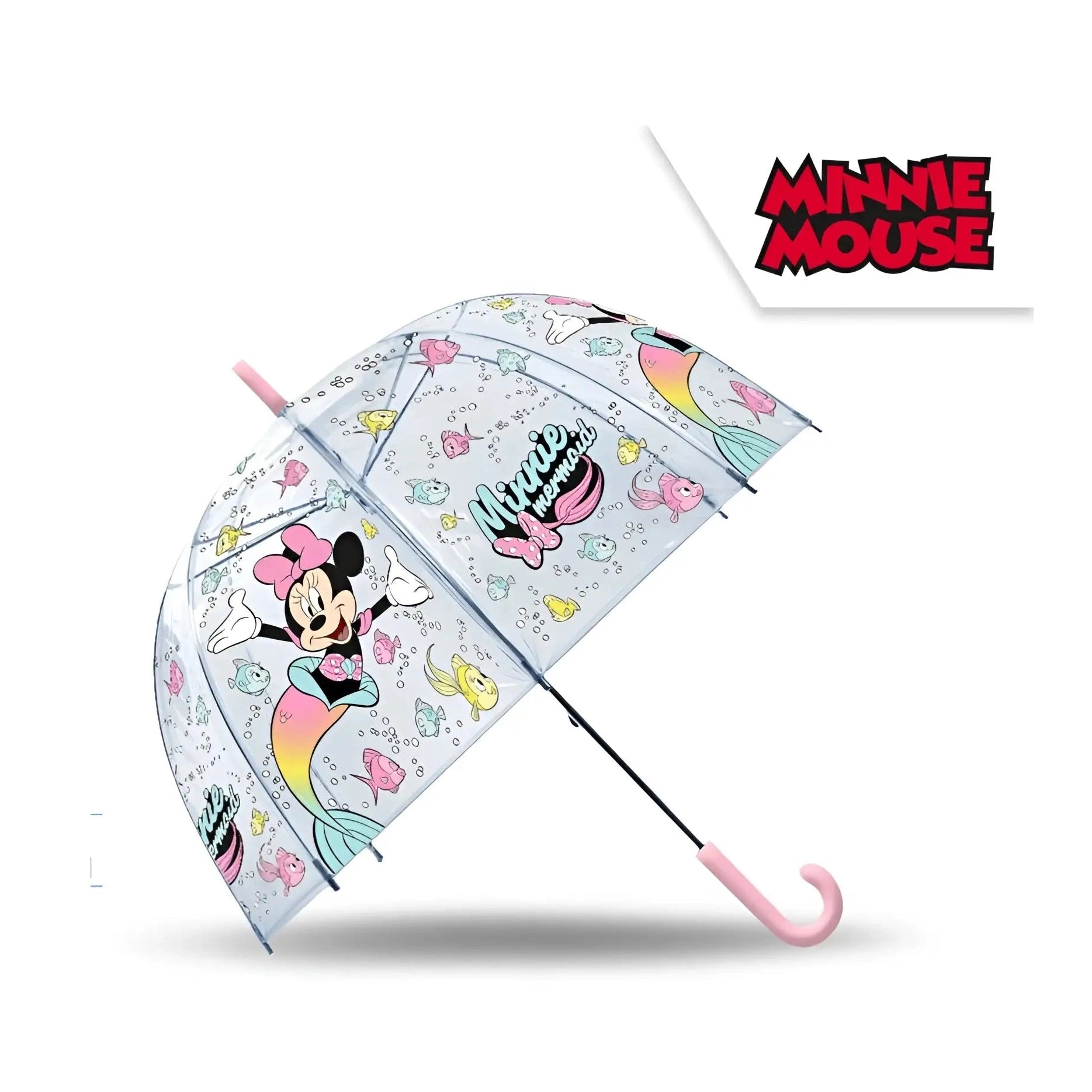 Paraguas infantil 46cm transparente MINNIE MOUSE DISNEY