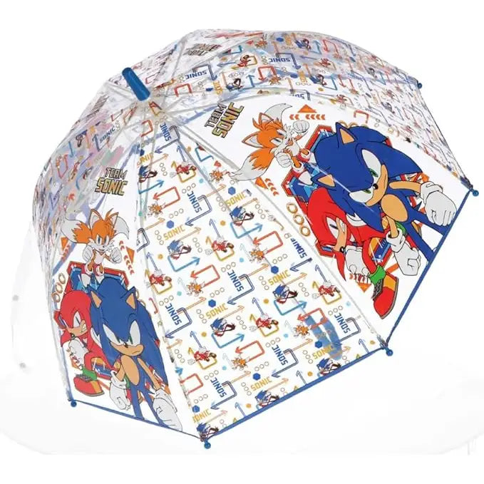 Paraguas infantil 46cm transparente Sonic