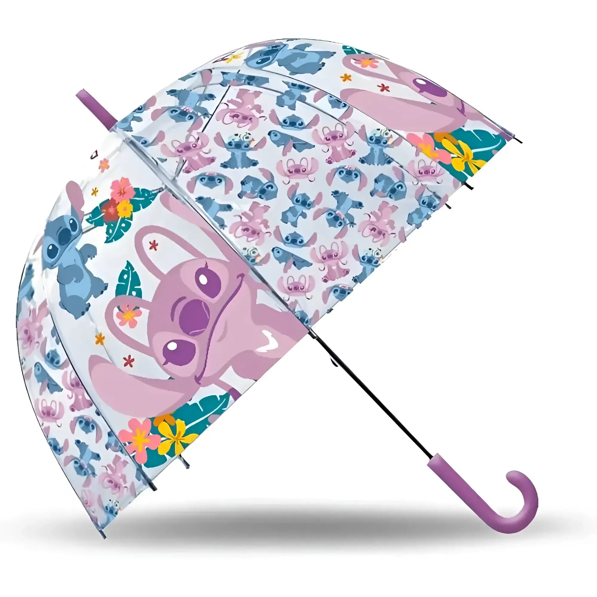 Paraguas infantil 46cm transparente STITCH