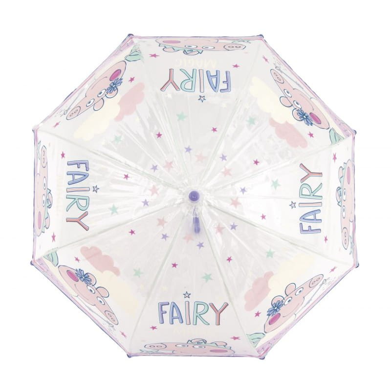 Paraguas infantil 67cm diámetro Peppa Pig mango lila