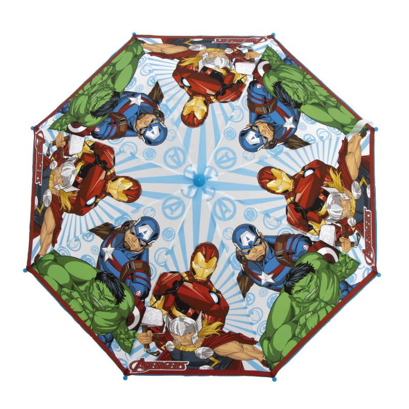 Paraguas infantil 82cm diámetro Marvel Avengers mango azul