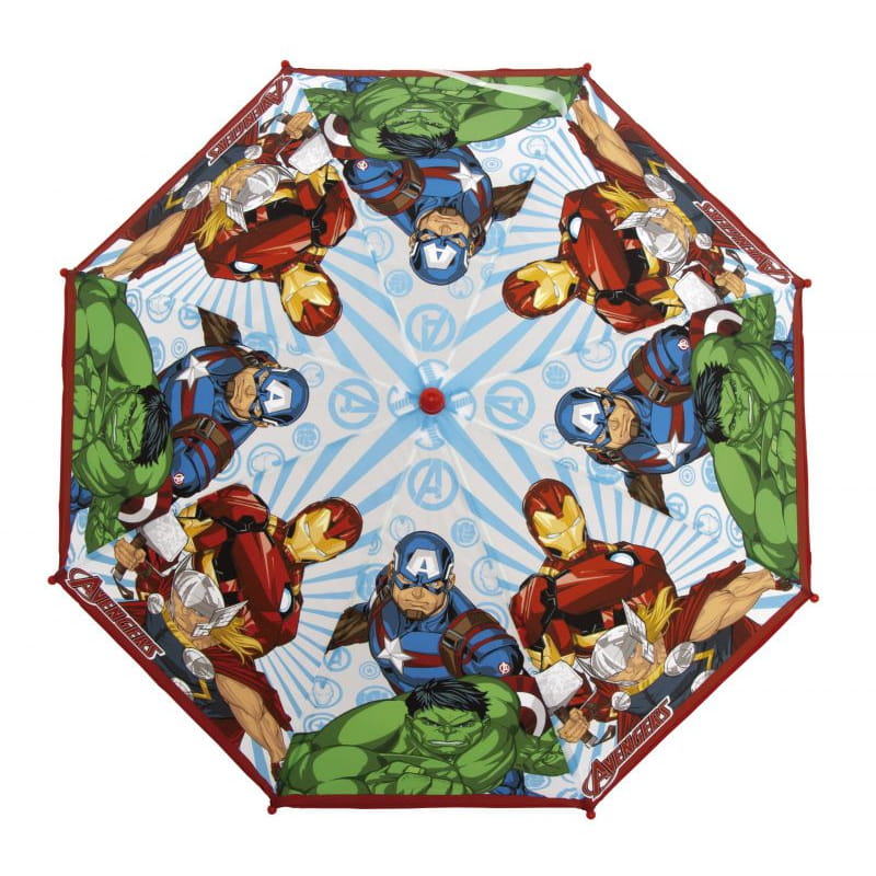 Paraguas infantil 82cm diámetro Marvel Avengers mango rojo