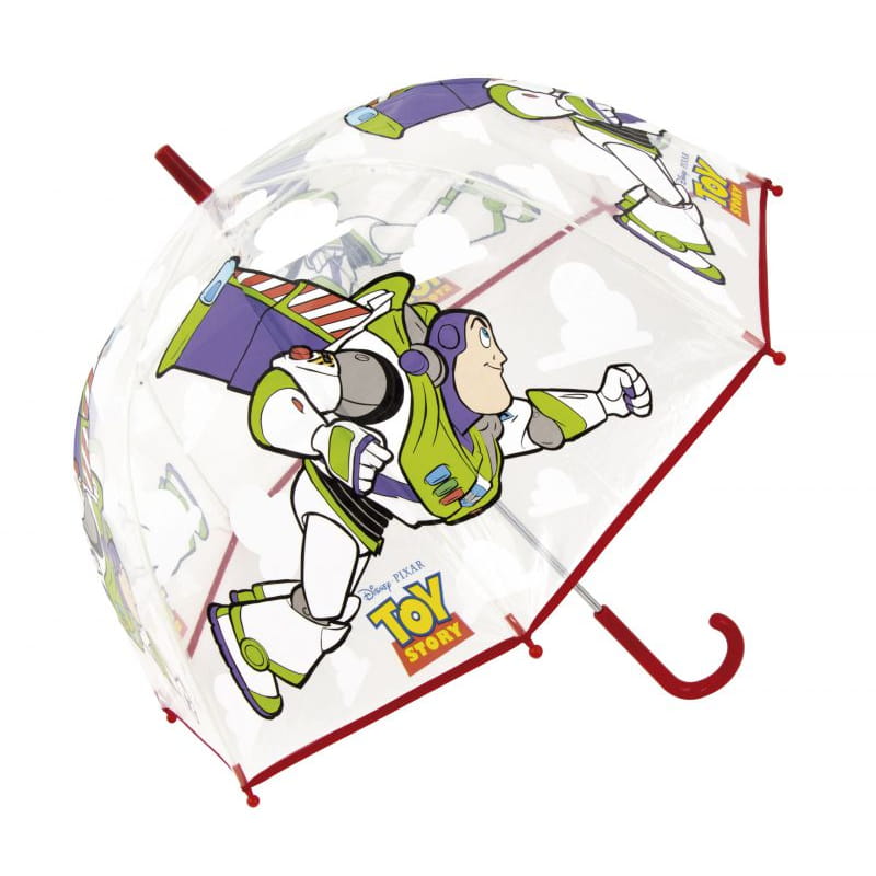 Paraguas infantil campana 67cm diámetro Toy Story Disney mango rojo