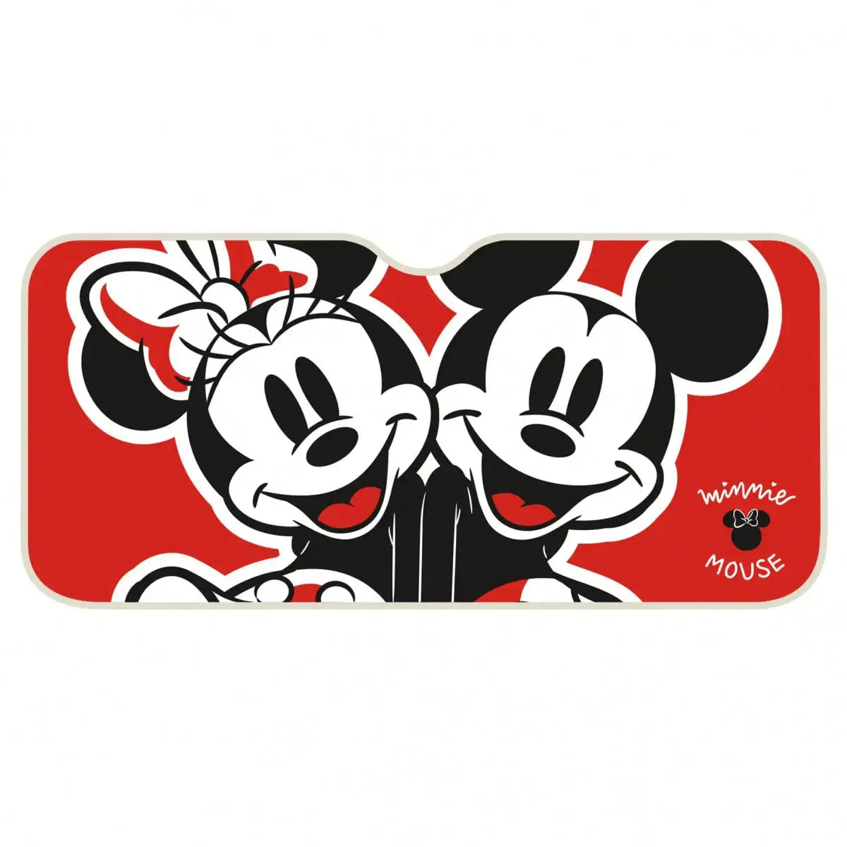 Parasol delantero coche 130x70cm Minnie y Mickey Mouse