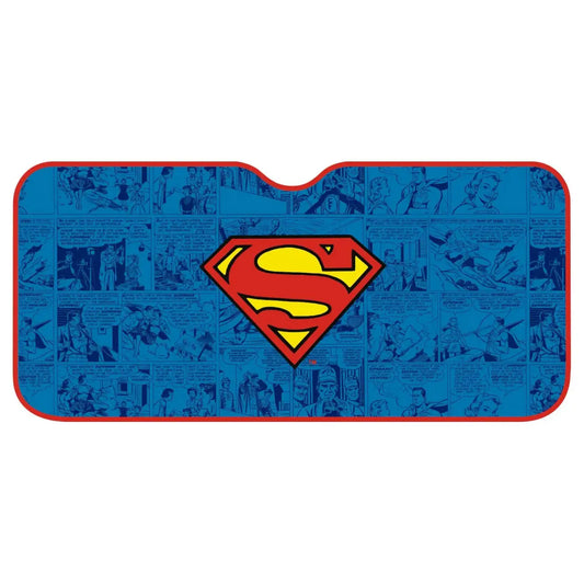 Parasol Delantero Coche Superman (130x70cm) - Protección Solar - delantero