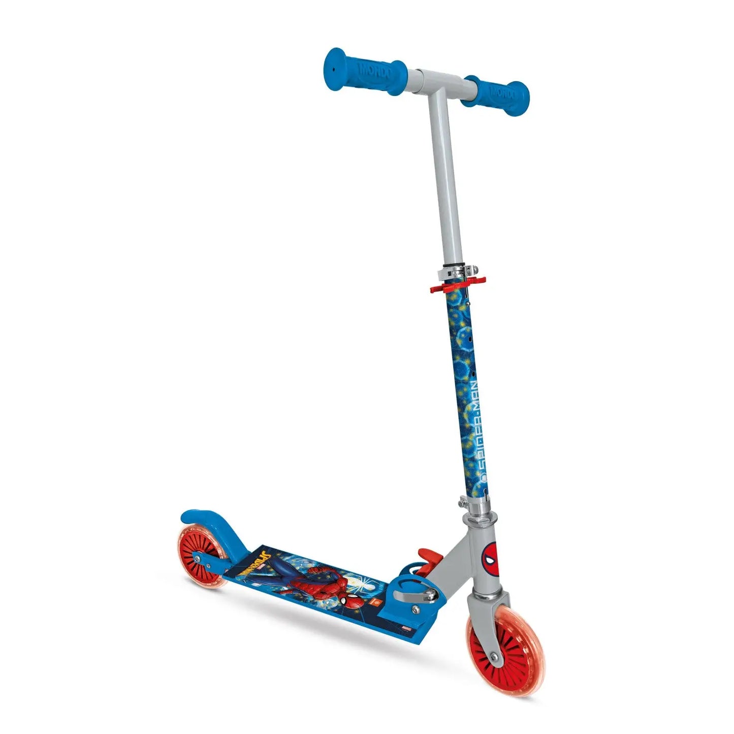 Patinete de aluminio 2 ruedas SPIDERMAN- Scooter para Niños