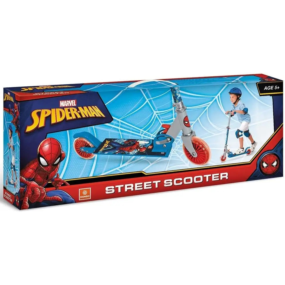 Patinete de aluminio 2 ruedas SPIDERMAN- Scooter para Niños