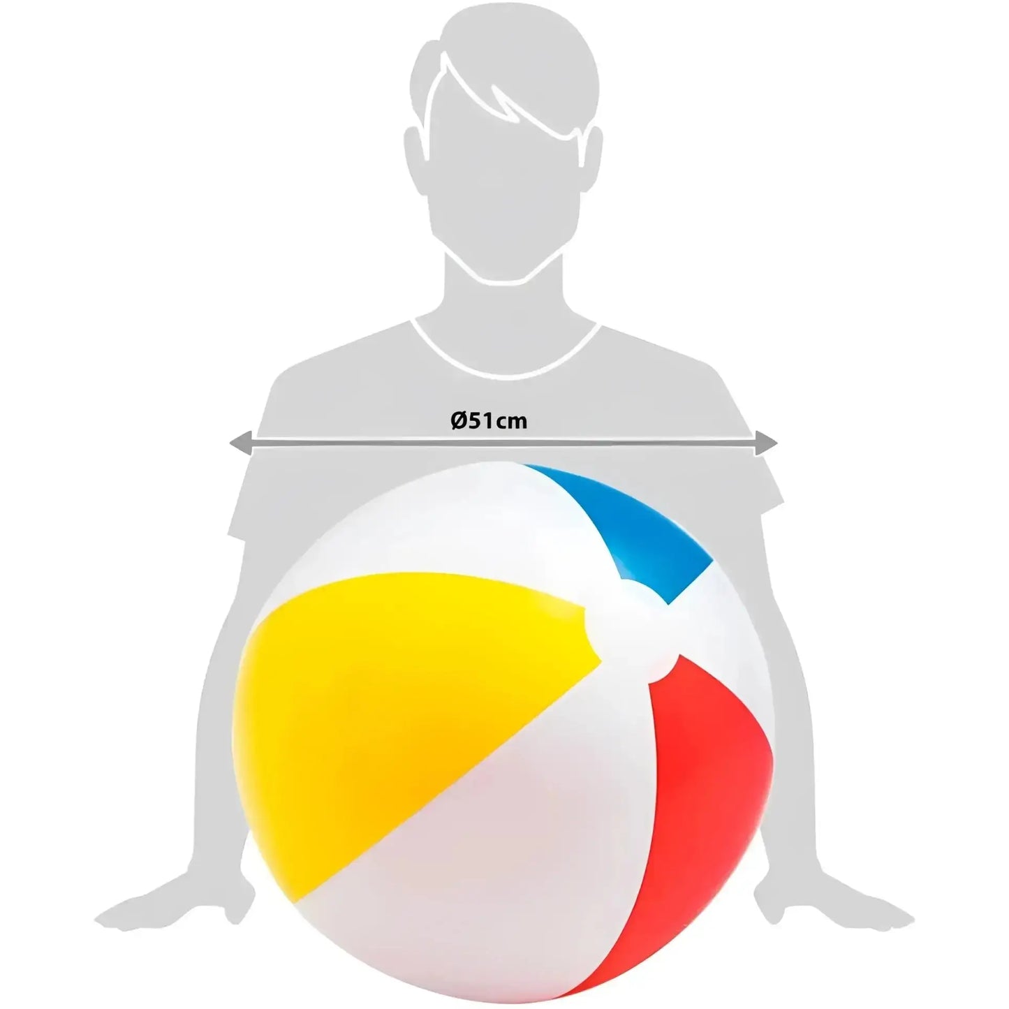 Pelota hinchable Intex Piscina Playa