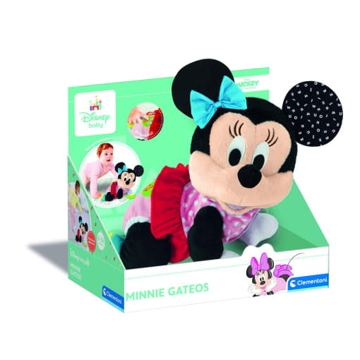 Peluche Minnie Mouse Gateos con sonidos 26x32x16cm