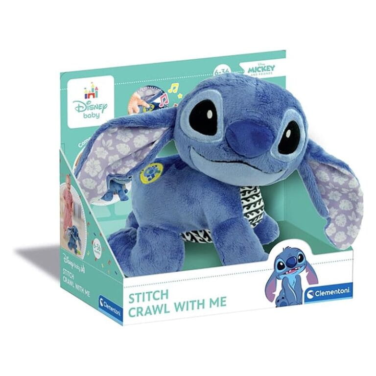 Peluche Stitch Gateos con sonidos 26x32x16cm
