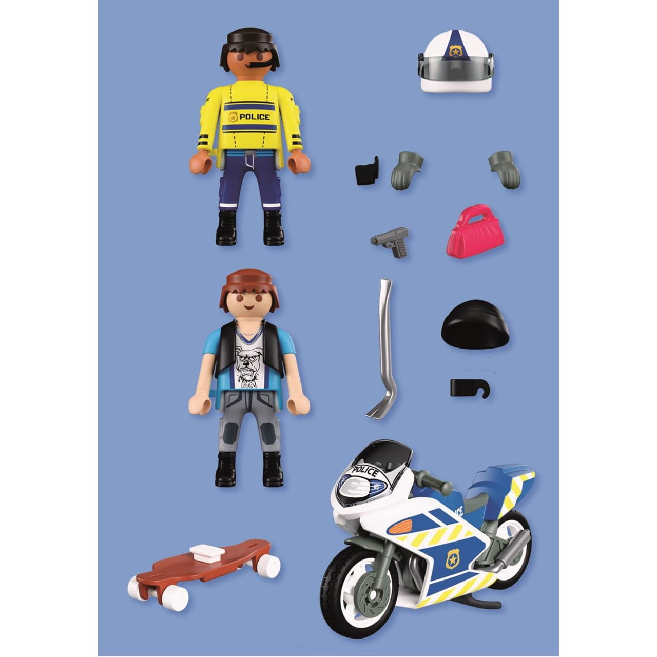 Persecución en moto Playmobil City Action 72079 - Juguete