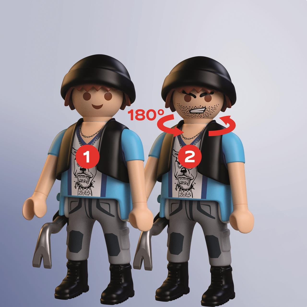 Persecución en moto Playmobil City Action 72079 - Juguete