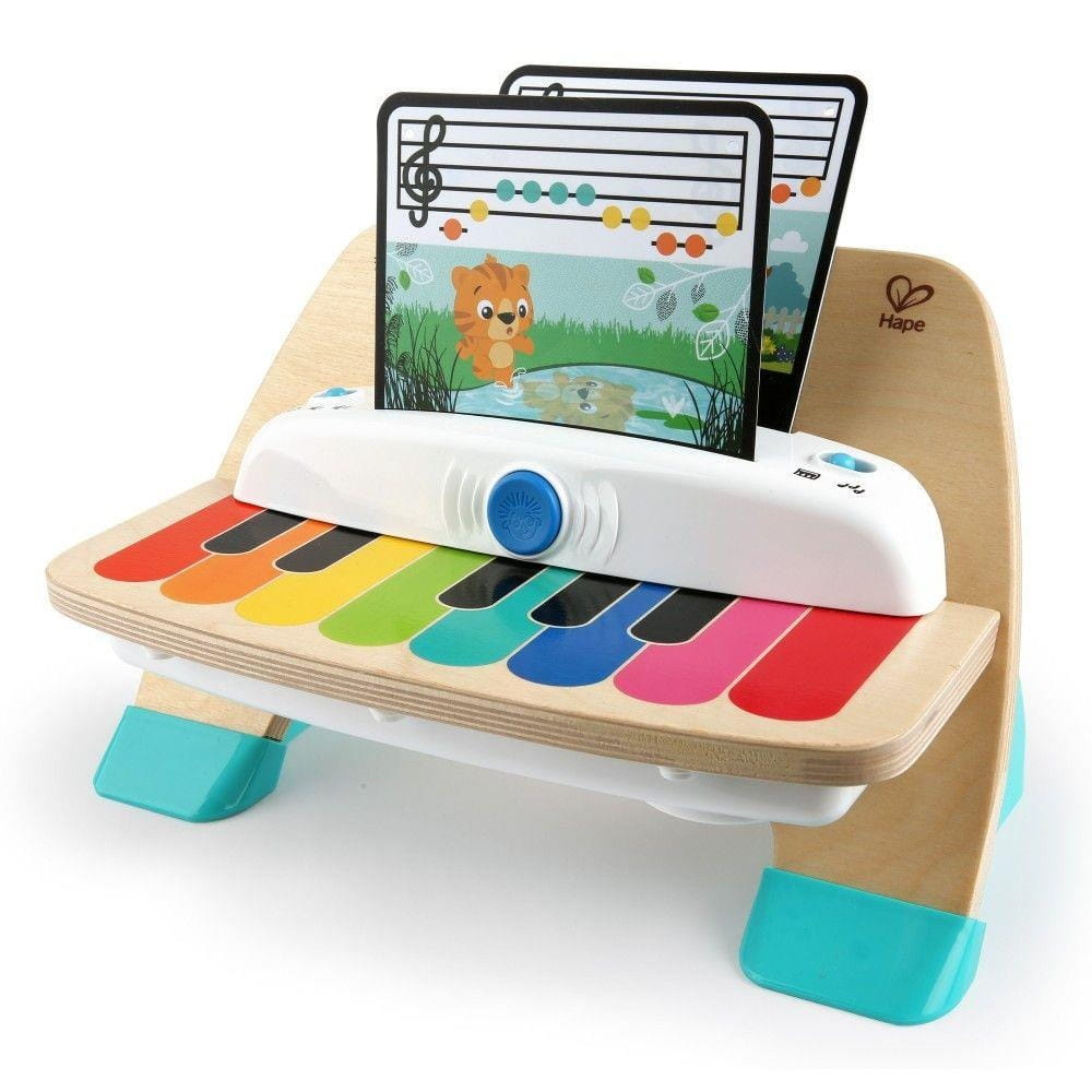 Piano magic touch de madera ’Baby Einstein’ con tres hojas música Hape - Juguete