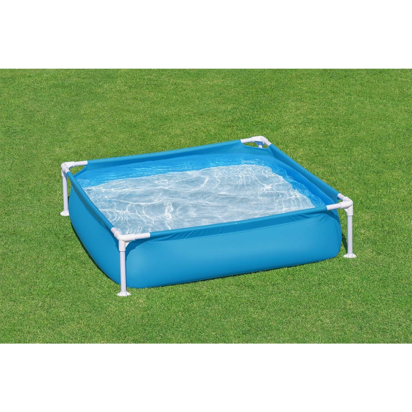 Piscina desmontable infantil y para mascotas Bestway 122x122x30,5 cm azul | Tubular My First Frame Pools de fácil