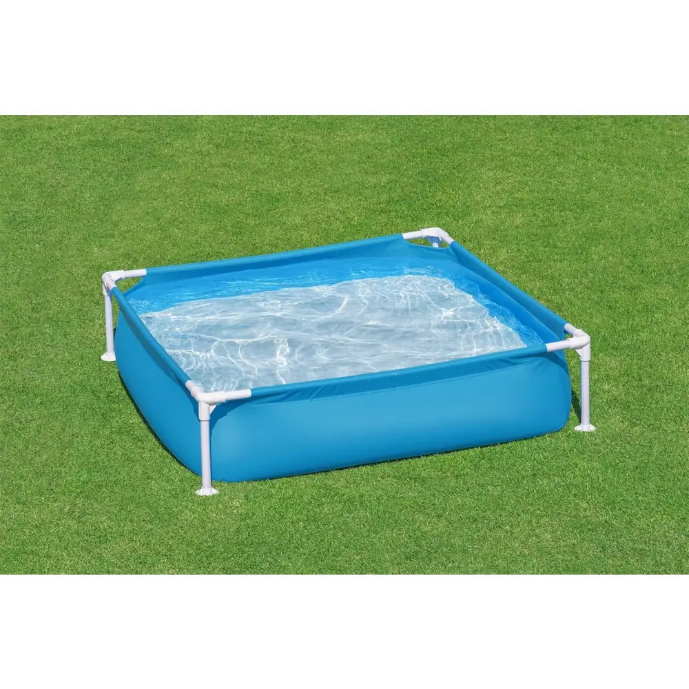Piscina desmontable infantil y para mascotas Bestway 122x122x30,5 cm azul | Tubular My First Frame Pools de fácil