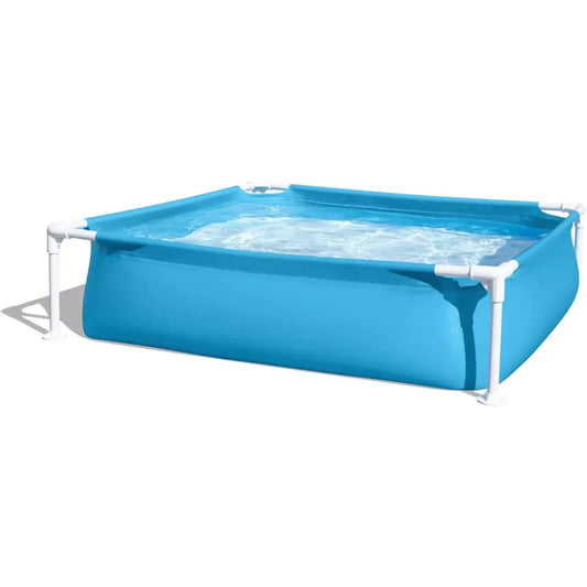 Piscina desmontable infantil y para mascotas Bestway 122x122x30,5 cm azul | Tubular My First Frame Pools de fácil