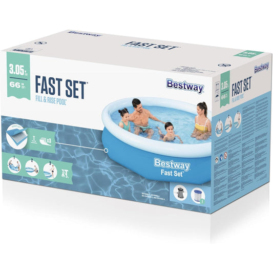 Piscina hinchable Fast Set 305x66CM con depuradora incluida