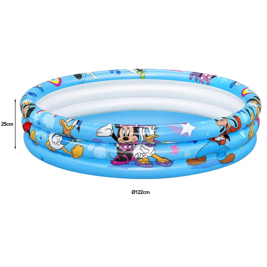Piscina Infantil para Niños DISNEY hinchable Redonda 122x25cm