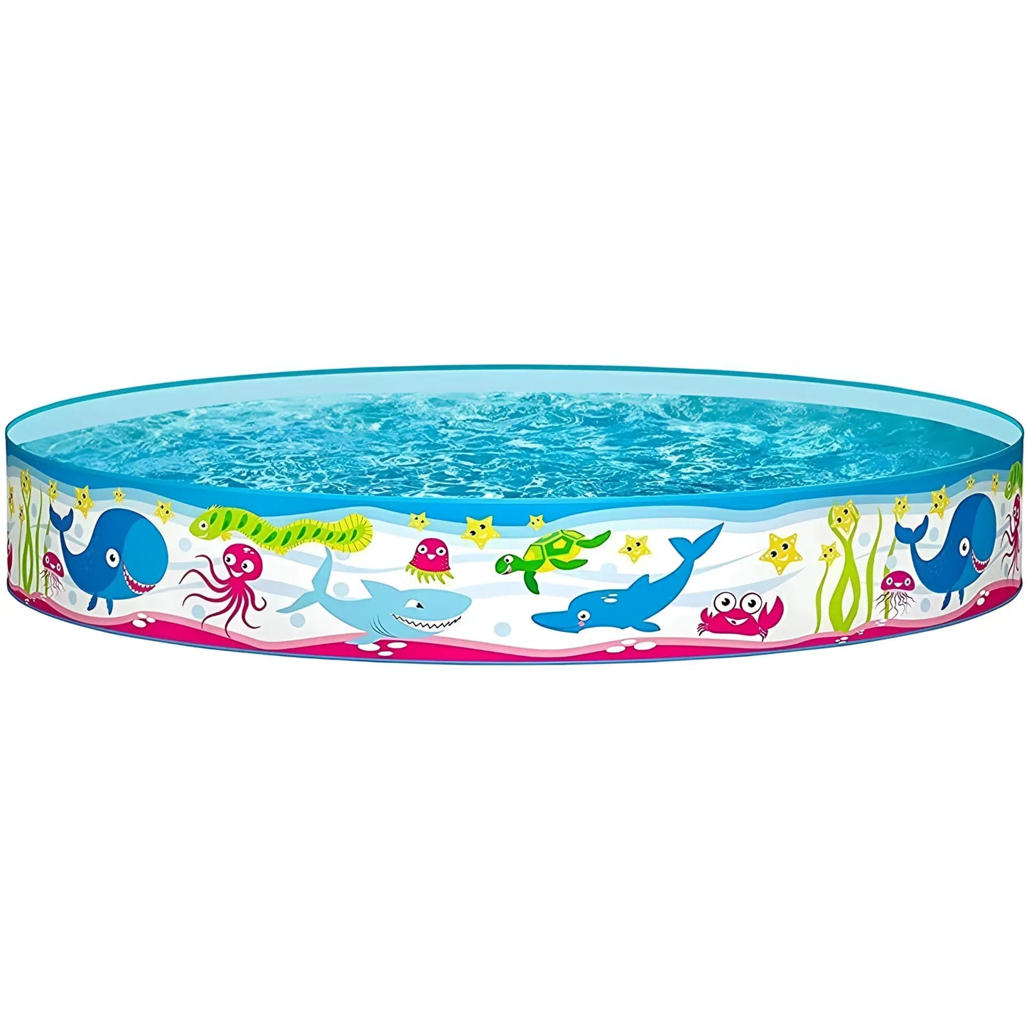 Piscina Infantil para Niños Redonda 152x30 cm Fácil Montaje Resistente y Segura Bestway Rígida