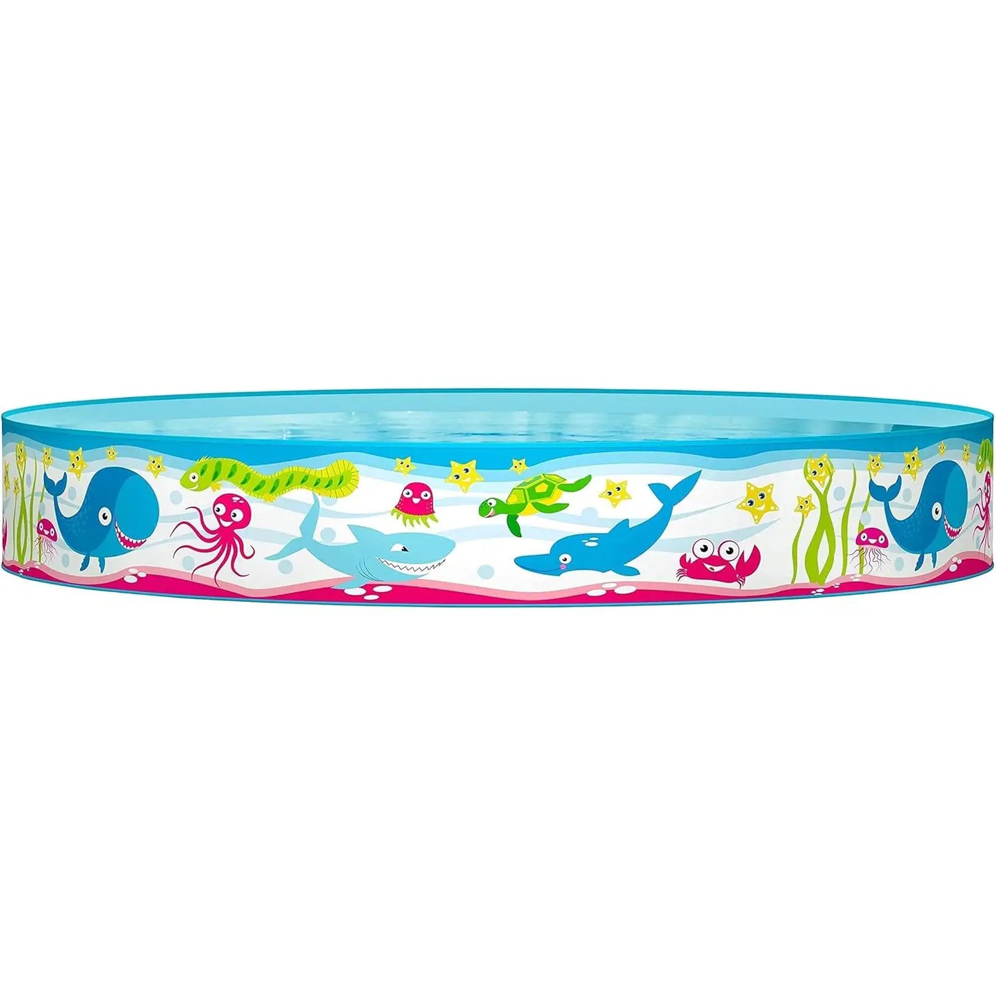 Piscina Infantil para Niños Redonda 152x30 cm Fácil Montaje Resistente y Segura Bestway Rígida