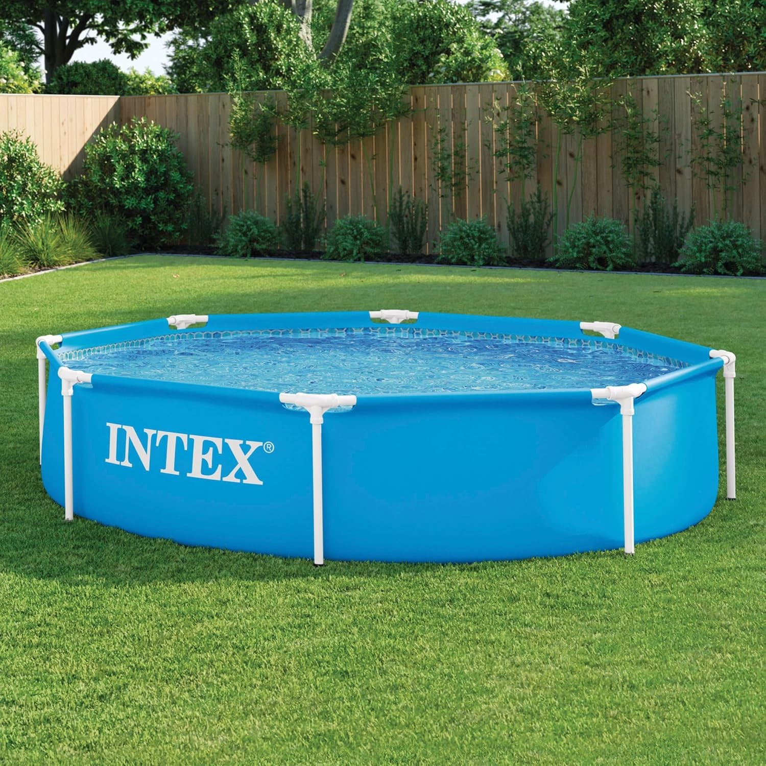 Piscina octogonal desmontable Metal Frame 244x51cm (capacidad 1828L)