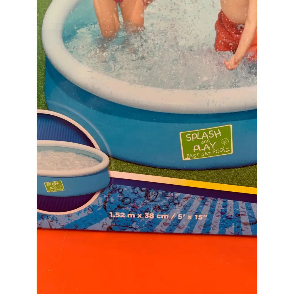 Piscina Redonda 152cm cm Inflable Fácil Montaje Exterior Verano Bestway Fast Set