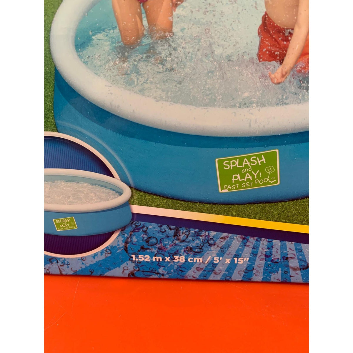 Piscina inflable redonda de 152cm para exterior con montaje rápido