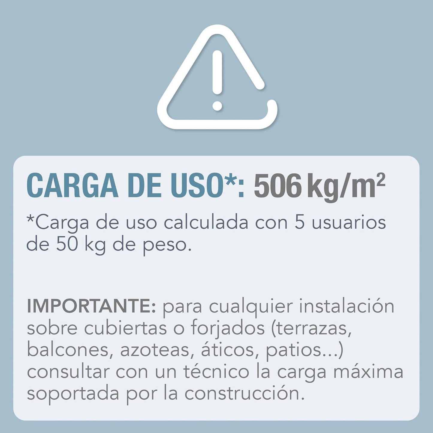 Piscina redonda desmontable gris Prism Frame 366x76cm (capacidad 6503L)