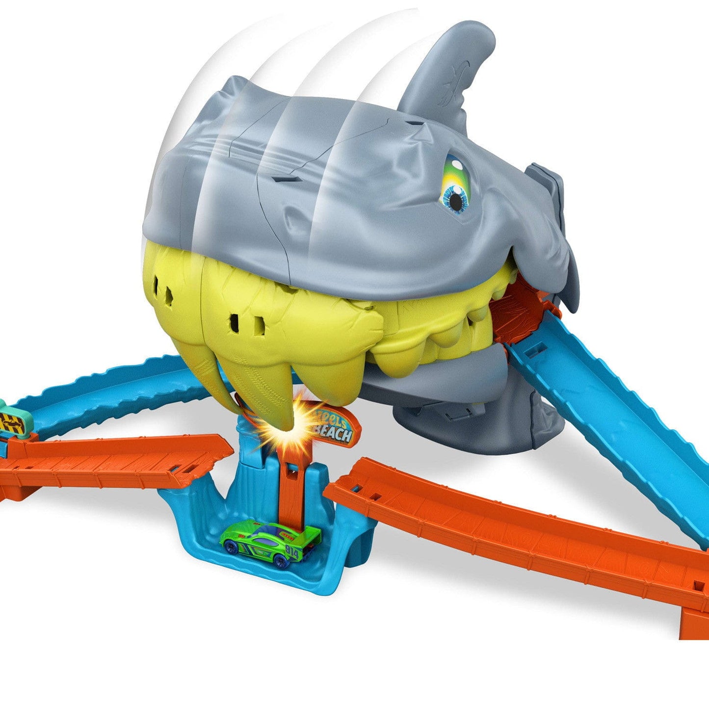 Pista Hot Wheels boca de tiburón (incluye 1 coche)