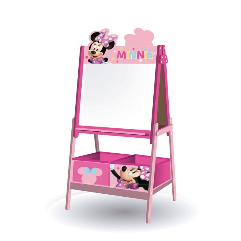 Pizarra doble Minnie Mouse Disney con almacenaje 54X45X117CM