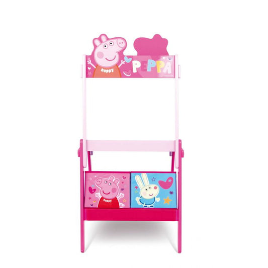 Pizarra doble Peppa Pig con almacenaje 54X45X117CM