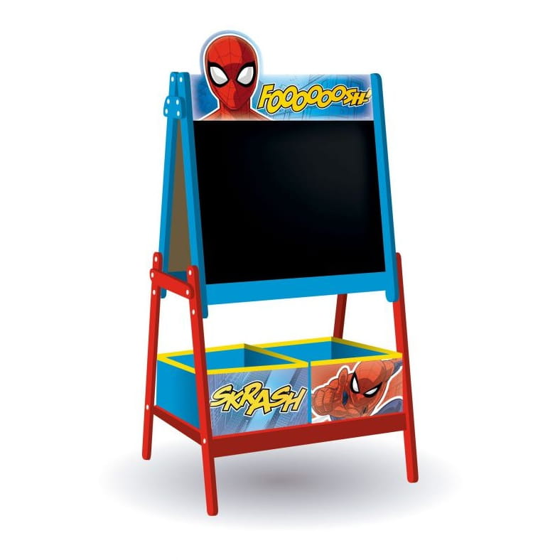 Pizarra doble Spiderman Marvel con almacenaje 54X45X117CM