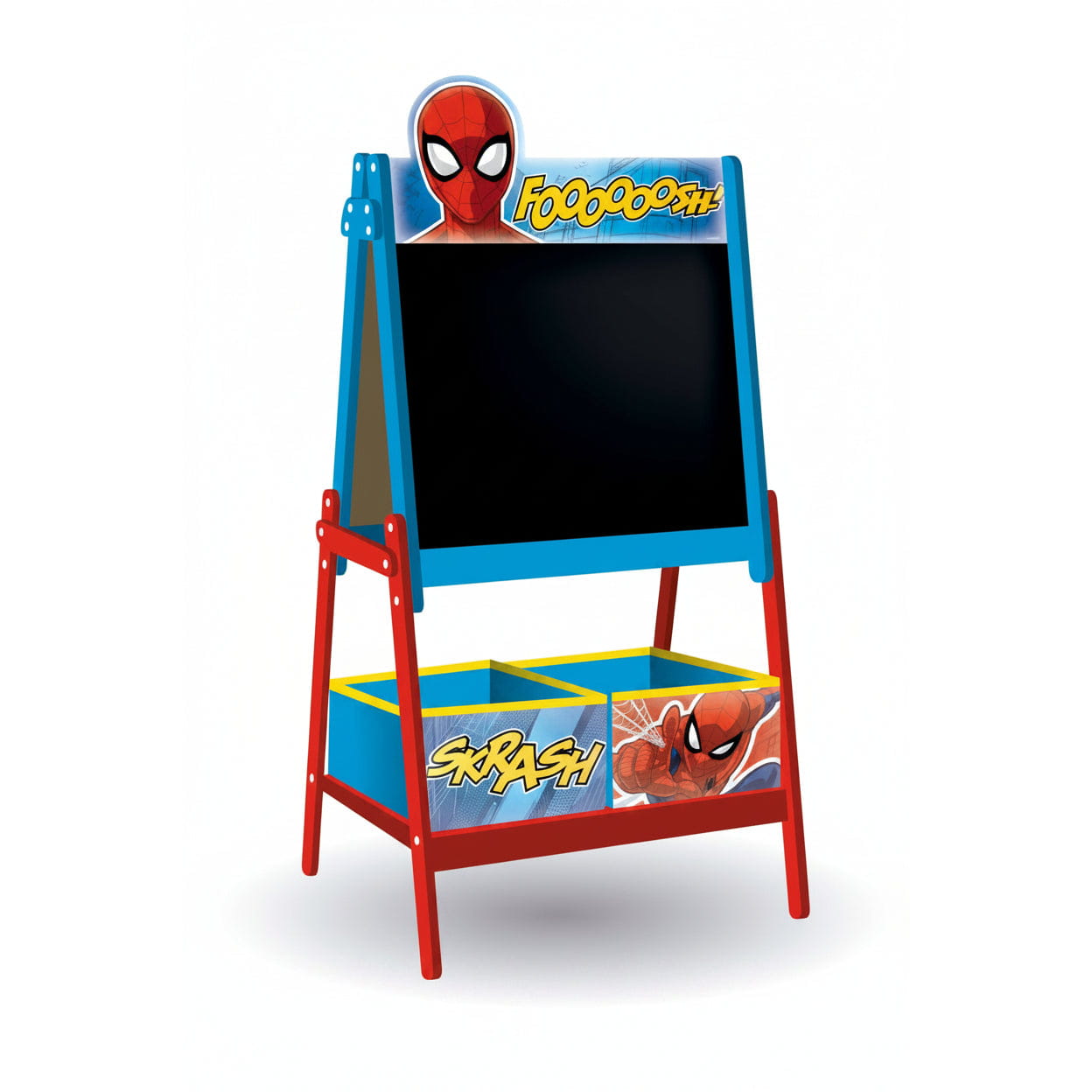 Pizarra doble Spiderman Marvel con almacenaje 54X45X117CM