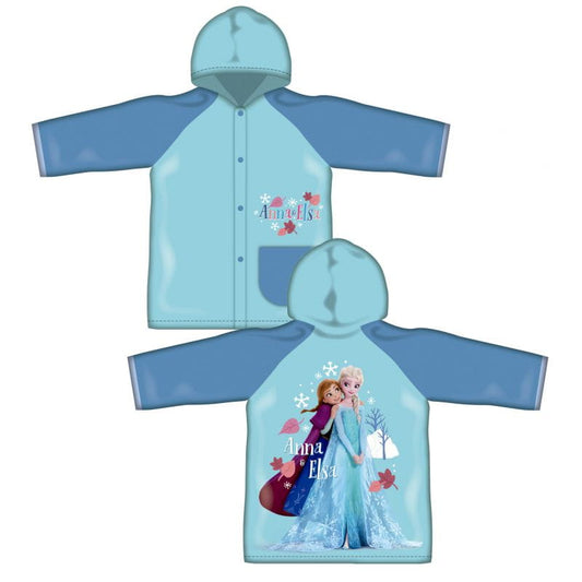 Poncho chubasquero impermeable de Frozen con capucha talla 4