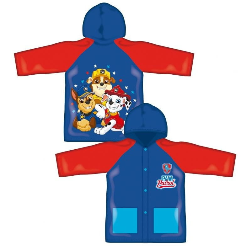 Poncho chubasquero impermeable de Patrulla canina con capucha talla 4