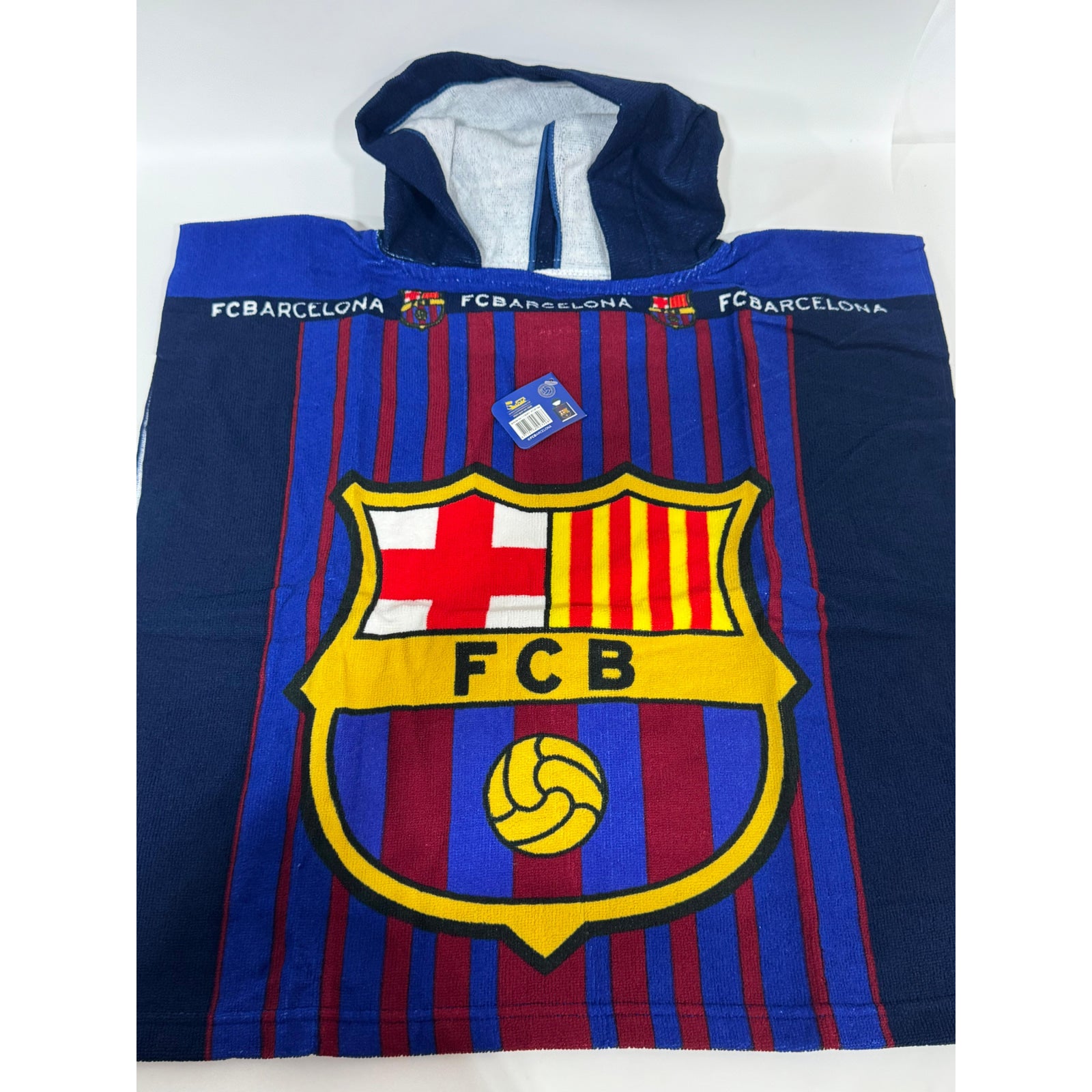 Poncho Playa Piscina FC Barcelona 55x110cm infantil de microfibra para niños Oficial - pokemon 60x130
