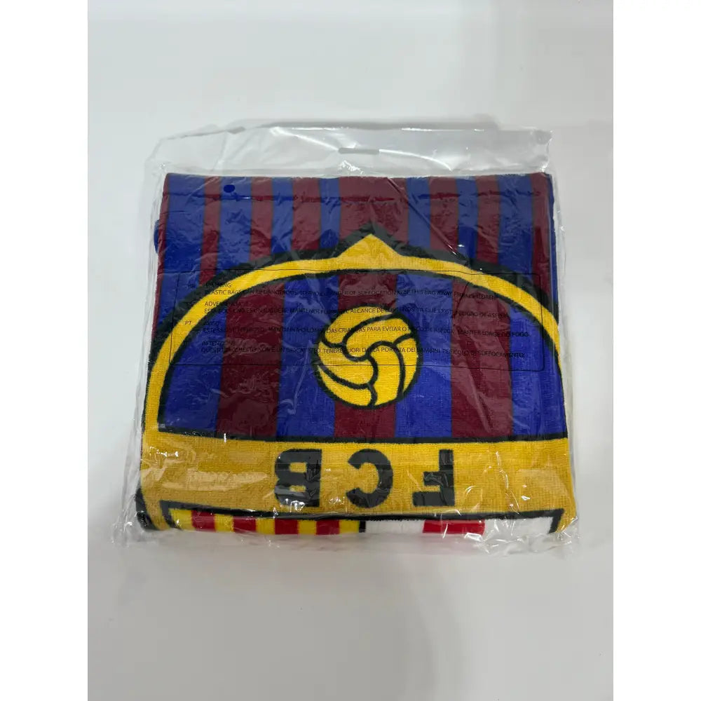 Poncho Playa Piscina FC Barcelona 55x110cm infantil de microfibra para niños Oficial pokemon 60x130