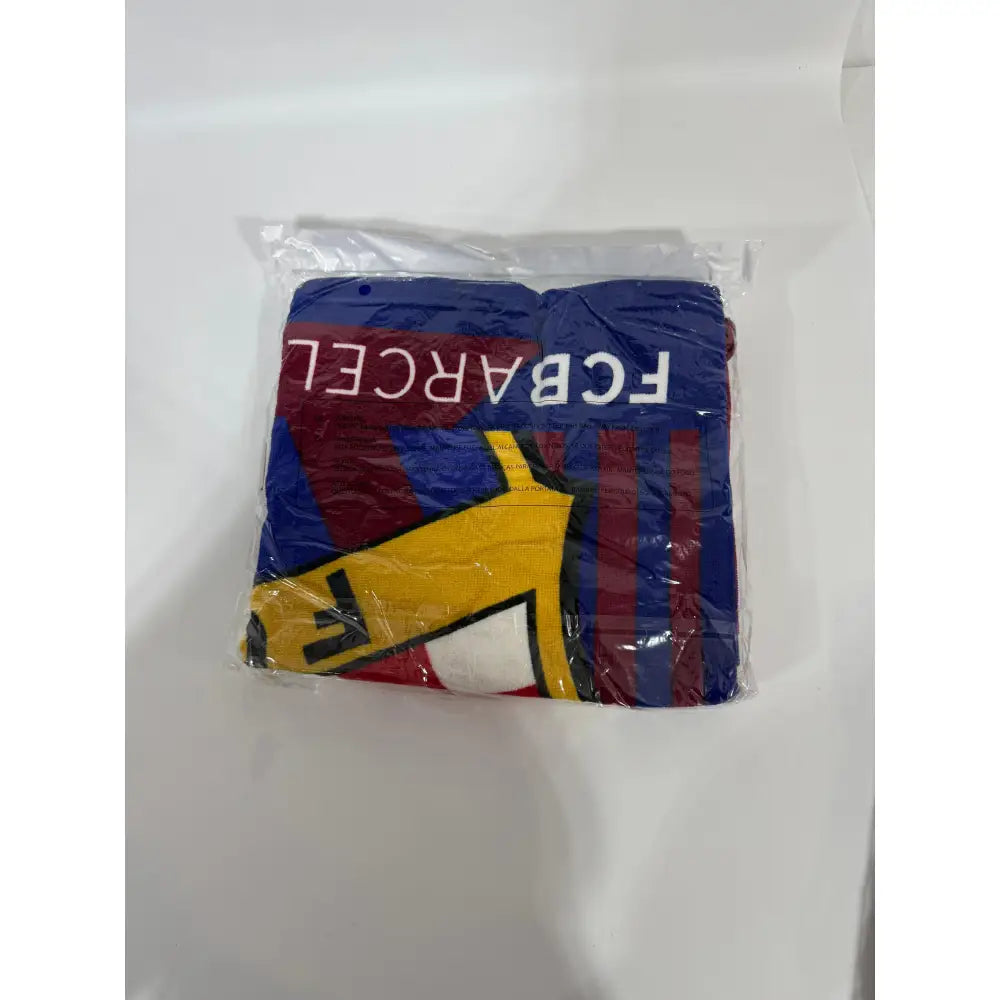 Poncho Playa Piscina FC Barcelona Escudo 55x110cm infantil de microfibra para niños Oficial pokemon 60x130