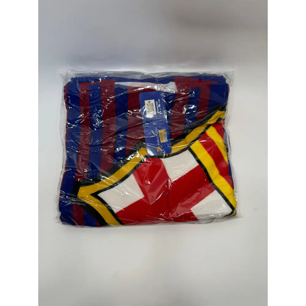 Poncho Playa Piscina FC Barcelona Escudo 55x110cm infantil de microfibra para niños Oficial pokemon 60x130
