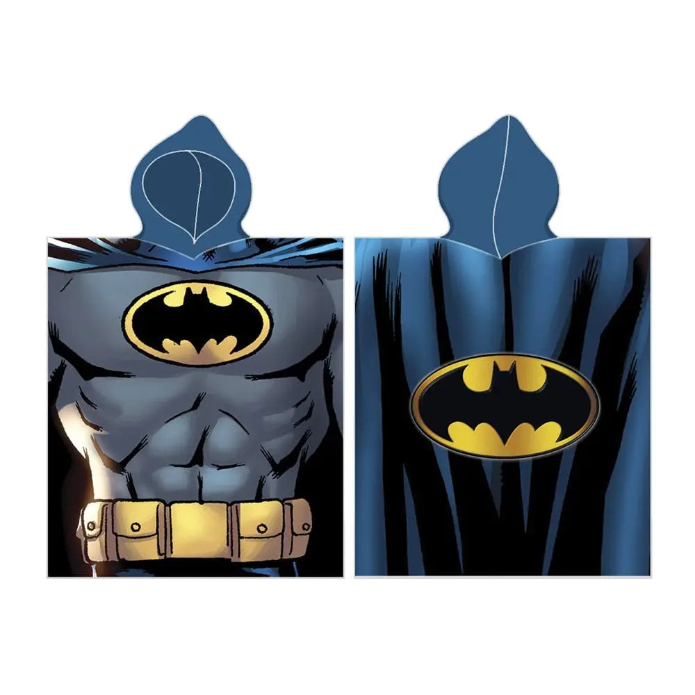 Poncho toalla con capucha BATMAN hero 50x100cm 100% poliéster - Toalla