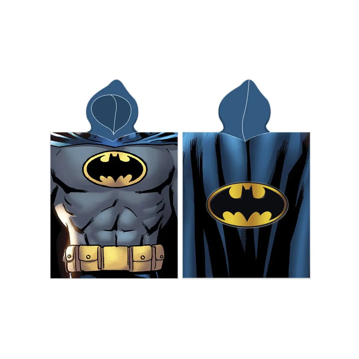 Poncho toalla con capucha BATMAN hero 50x100cm 100% poliéster - Toalla