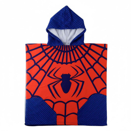 Poncho toalla infantil playa piscina Spiderman araña - poncho